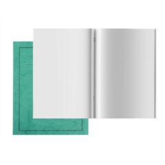 A4 Exercise Book Plain 80pg Green 50pk Green hi-res